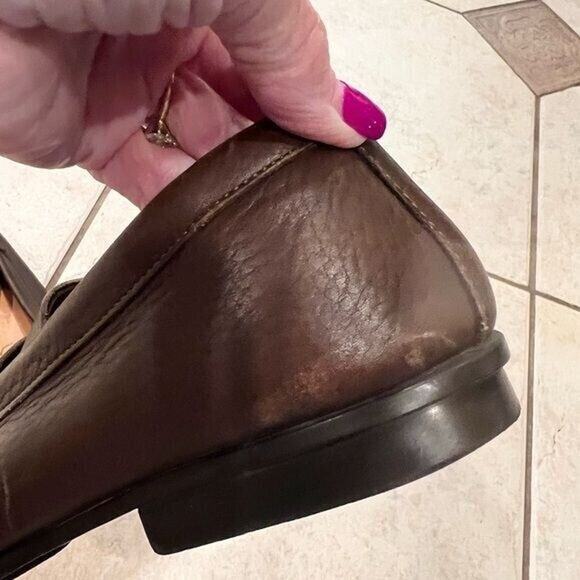 Coach men’s leather slip on loafer size 12